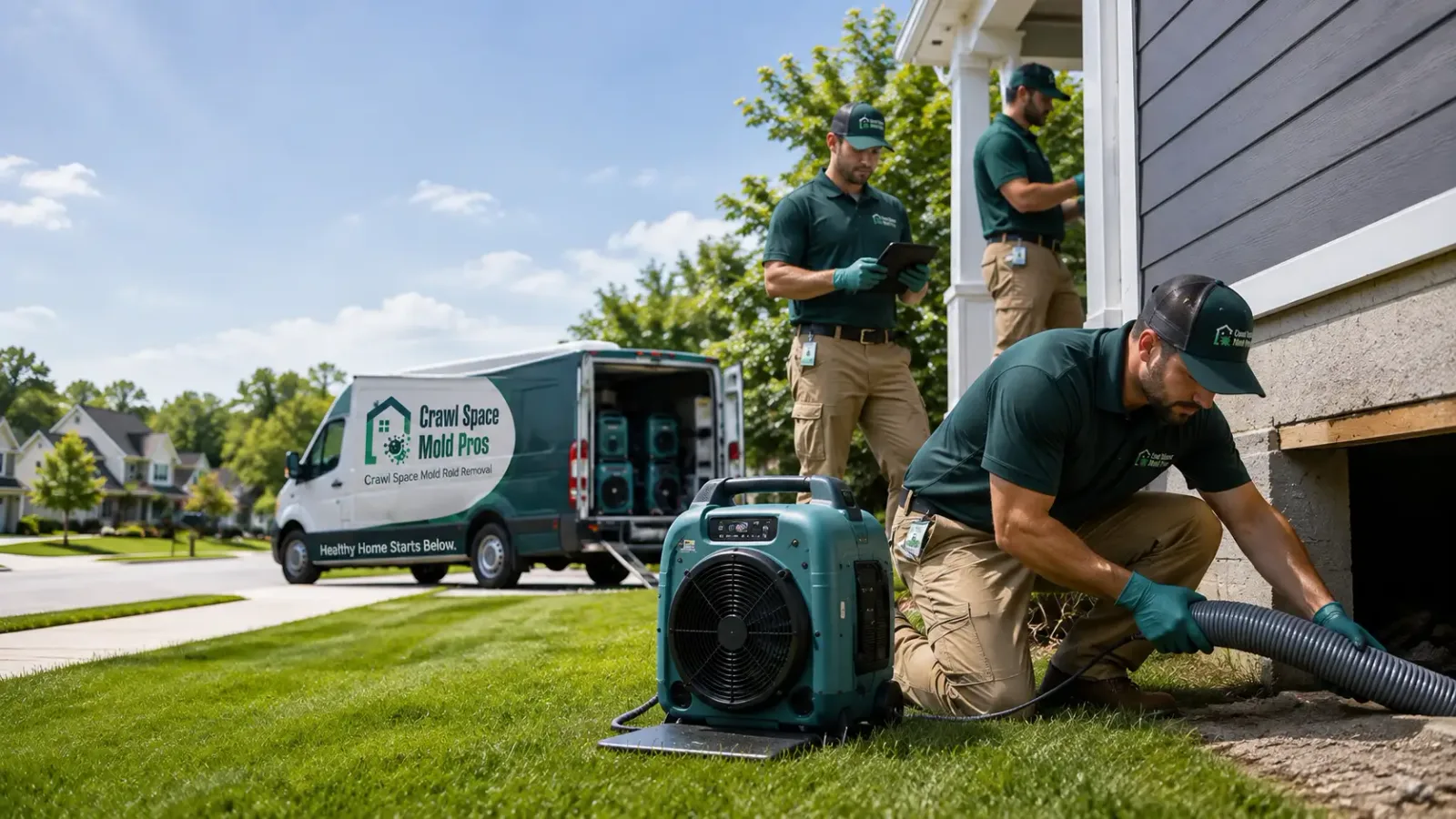 Crawl Space Mold Removal in Richmond, KS